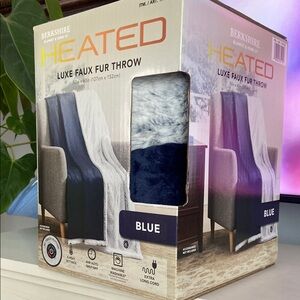 Berkshire Luxe Faux Fur Heated Throw